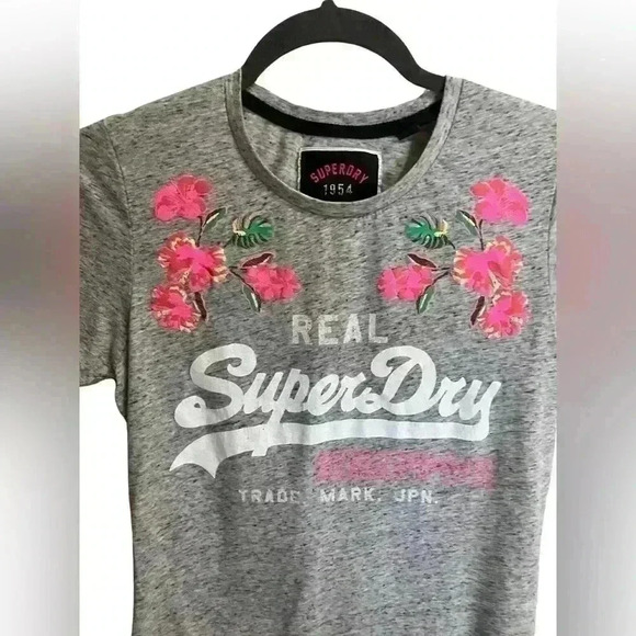 Superdry Jersey Logo Short Sleeve T-Shirt - Picture 5 of 7